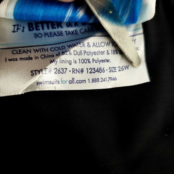 Swimsuits For All Solid  Black Swim Bottoms - Picture 3 of 9